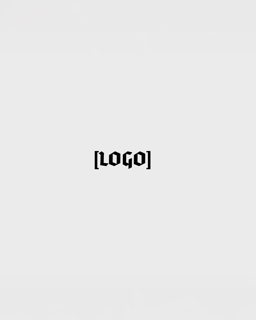 Placeholder logo mark reading '[LOGO]' on a light grey ground.